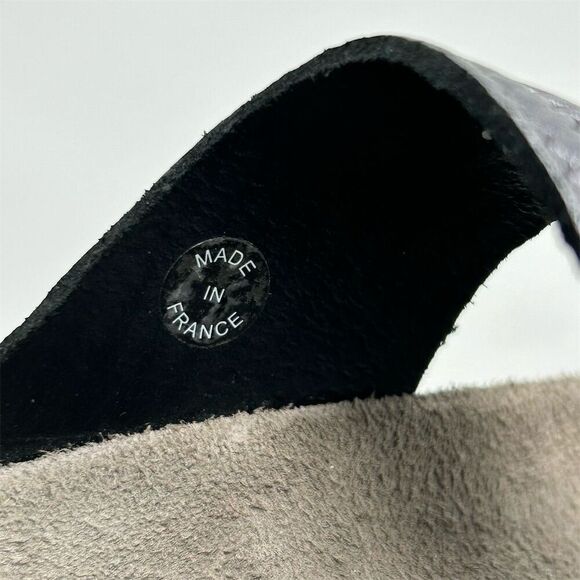 Mephisto Helen Grey Silver Twist Thong Sandals Gray Size 11 Woven Texture Summer - Picture 12 of 12